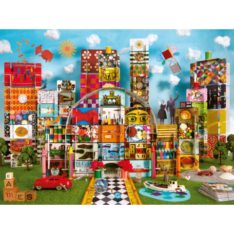 Eames Ravensburger House of Cards Puzzle