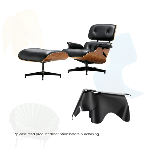 Eames Lounge Chair and Ottoman Bundle