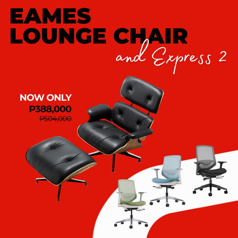 Eames Lounge Chair & Ottoman – Express 2 Chairs Bundle