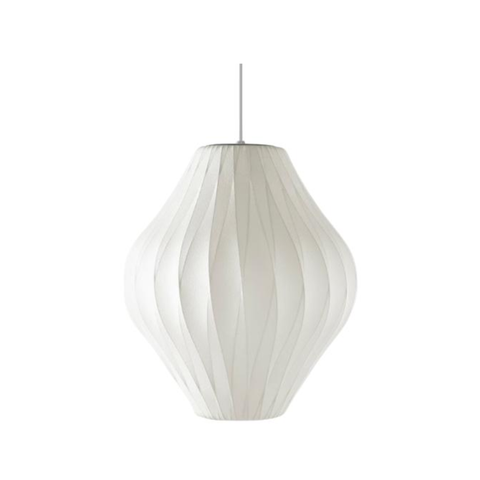 Nelson Pear Crisscross Bubble Pendant