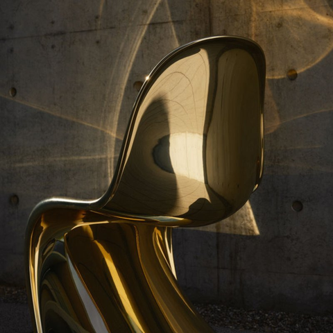 Panton Chair Gold