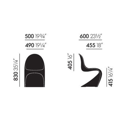 Panton Chair Gold