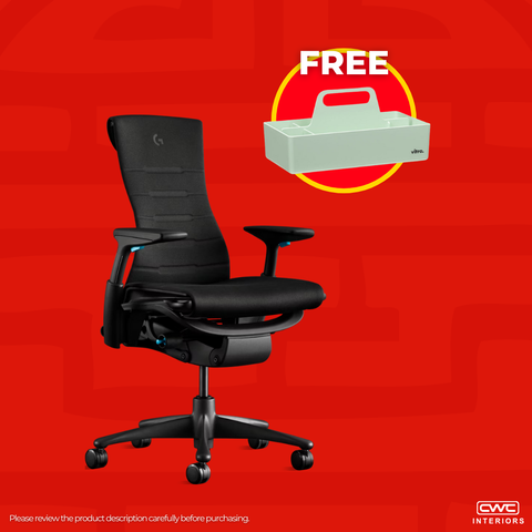 CNY Embody G Logitech Cyan Chair Bundle