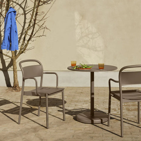 Linear Steel Cafe Table