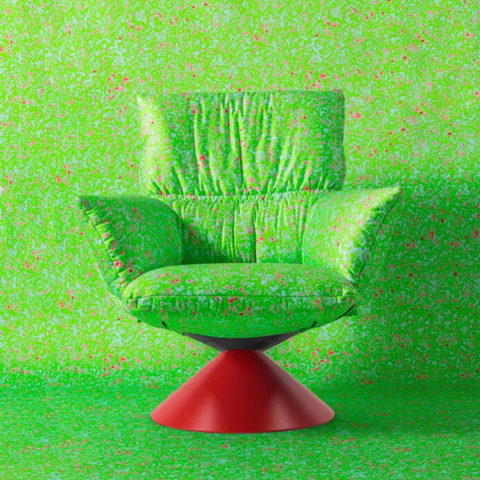 Happy Lud'o Chair and Ottoman