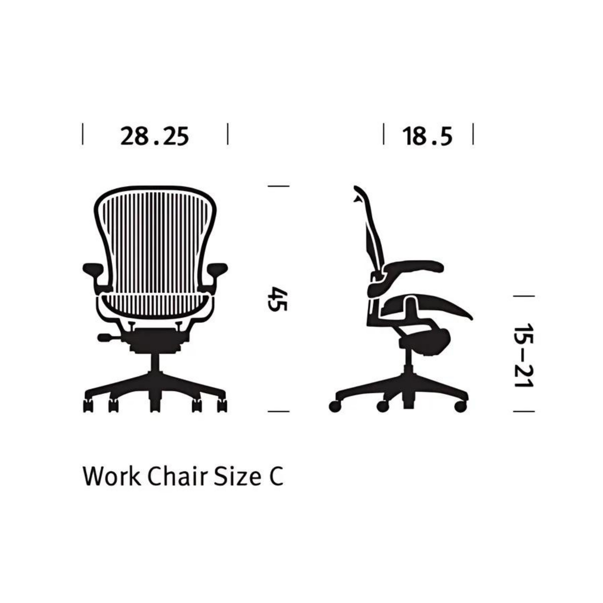 Aeron Remastered Chair (Graphite) – CWC Interiors