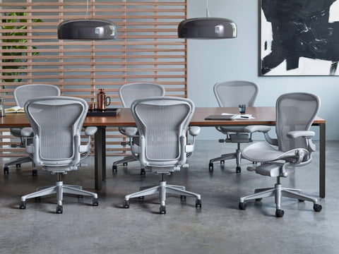 Aeron Remastered Chair (Mineral) | Herman Miller Computer Chair